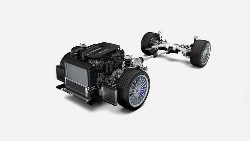 BMW ALPINA B3 - zawieszenie