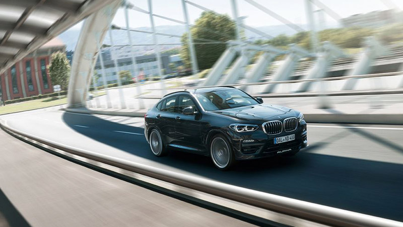 ALPINA - BMW podczas jazdy